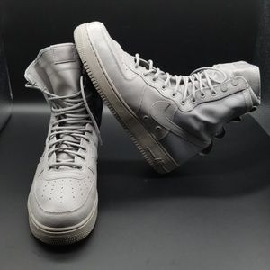 NIKE SF Air Force 1 QS SPECIAL FIELD GREY/DUST BOOTS/SNEAKERS SIZE 13